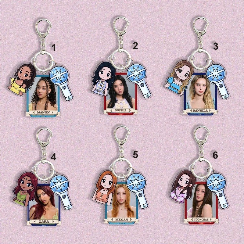 Katseye Peripheral Photo Acrylic Keychain