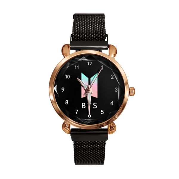 K-POP BTS New Arrival Luxury Metal Wrist Watch