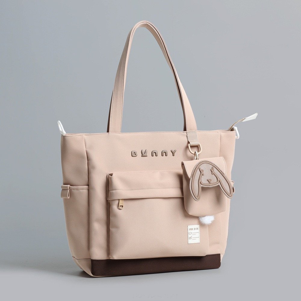 Cute Cartoon Large-Capacity One-Shoulder Tote Bag