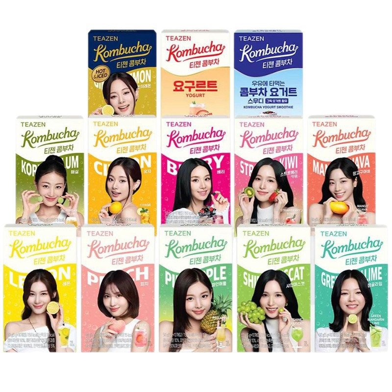 Korean TEAZEN Kombucha Powder Sparkling Beverage 5g