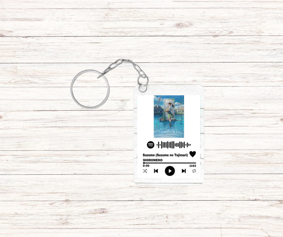 Spotify Music Acrylic Keyring