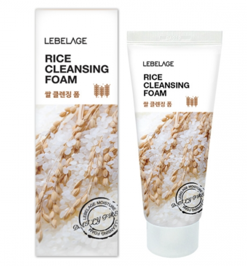 Lebelage Cleansing Foam- Rice