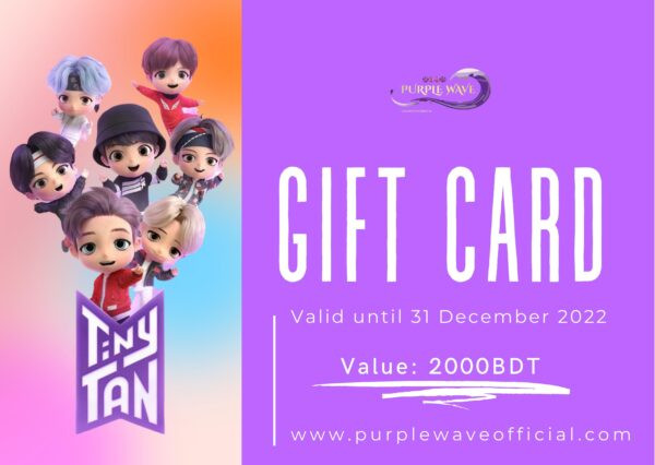 PURPLE WAVE Gift Card [Value-2000 BDT]