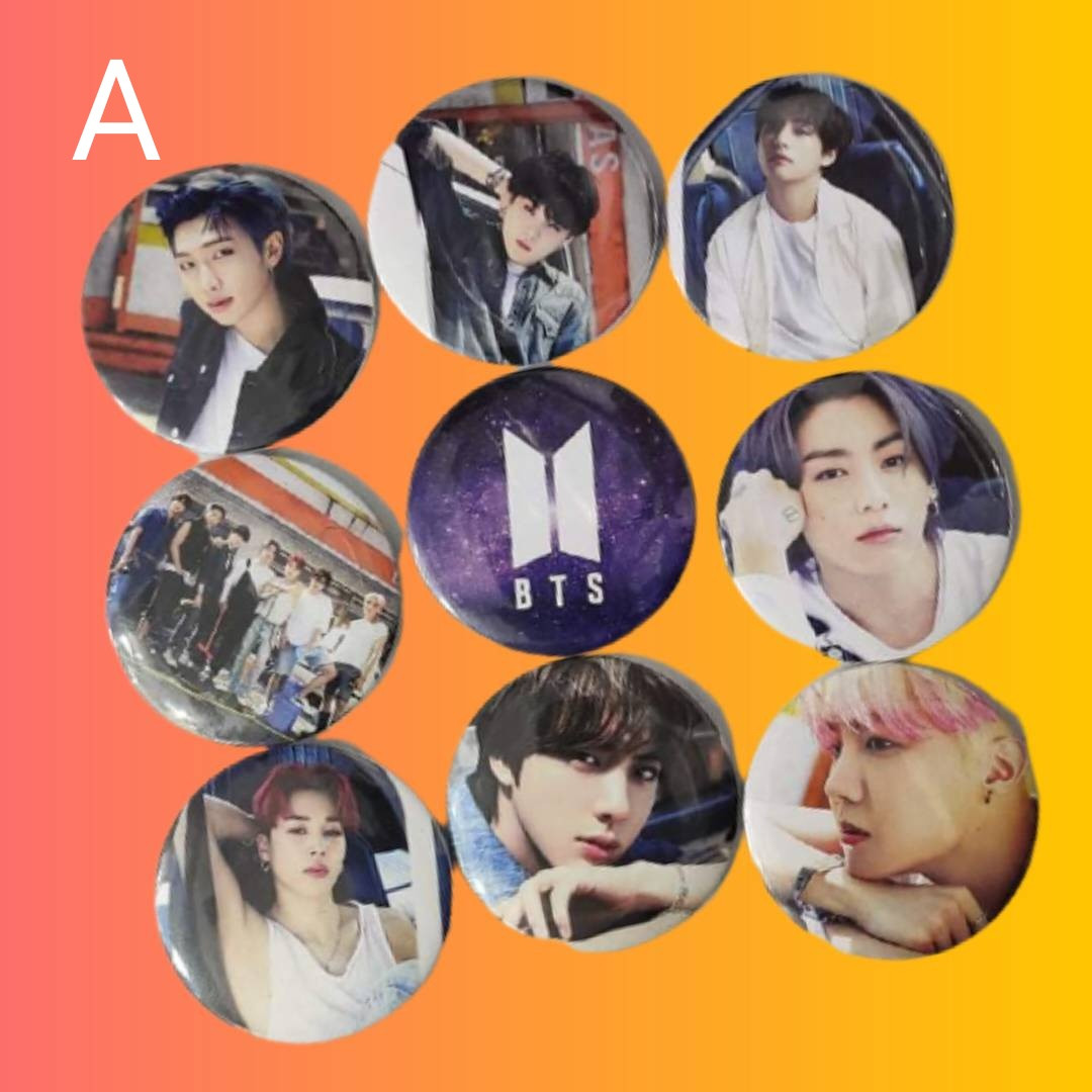 9Pcs/Set BTS Butter New Concept Badge/Brooch