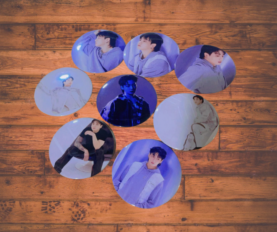 8pcs/Set Jungkook 3D Concept Badge Brooch