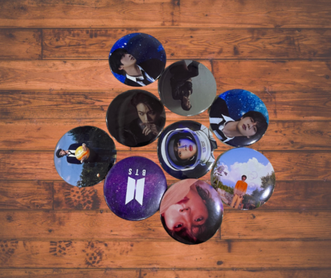 9Pcs Set/ JIN SOLO ALBUM ASTRONAUT Concept Badge/Brooch
