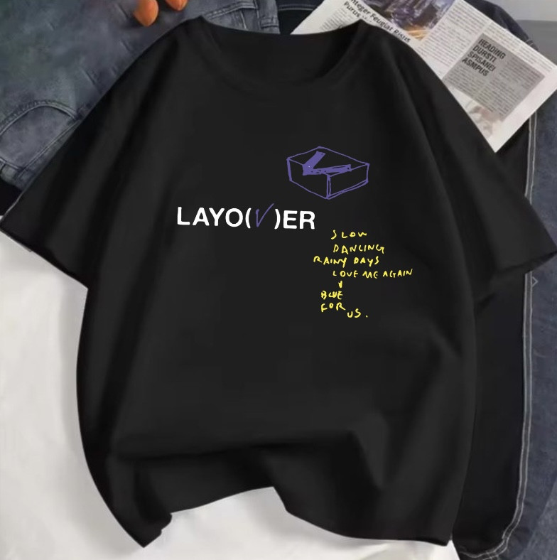 Kim Taehyung V Layover Album Track T-Shirt