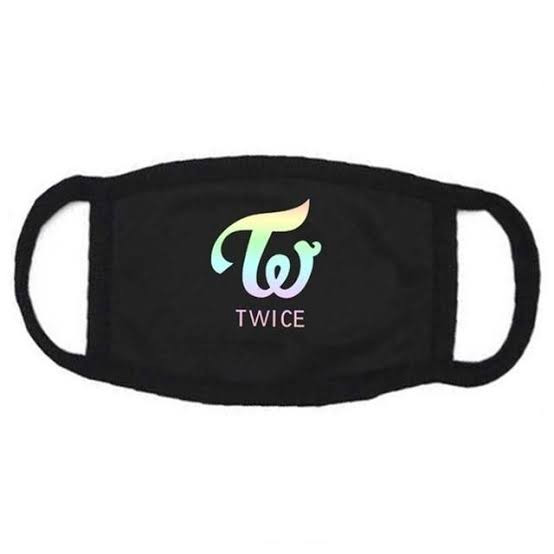 K-POP TWICE Foil Print Dustproof Mask