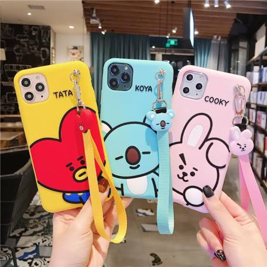 K-pop BTS BT21 Kawaii Soft iPhone Cover