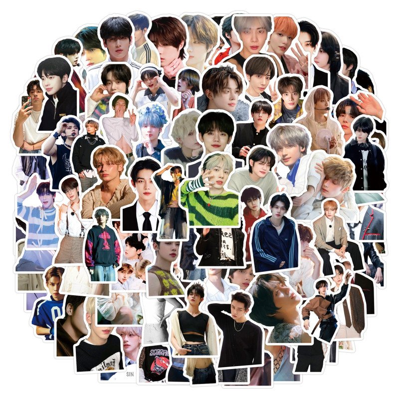 55Pcs/Pack TXT DIY Decorative Stickers