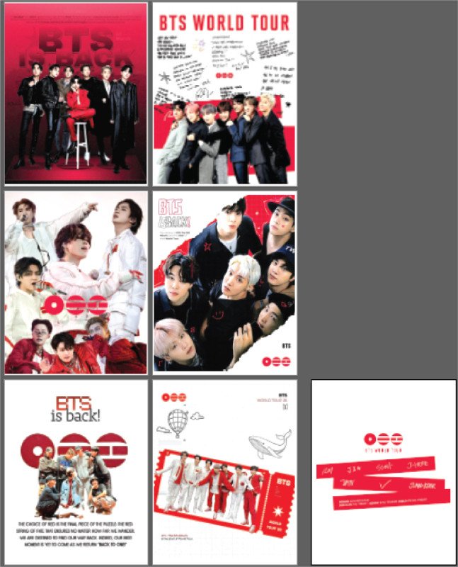 BTS Arirang Concept Mini Poster (Random Selection)