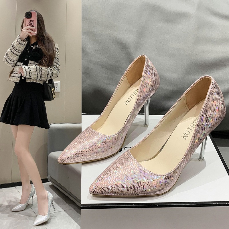 Handmade Shiny Party High Heels Shoes