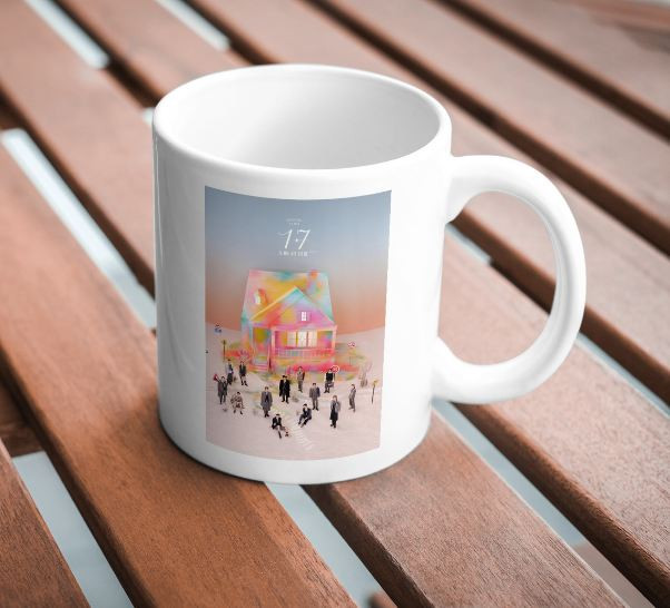 K-POP SEVENTEEN 17 IS RIGHT HERE' CERAMIC MUG