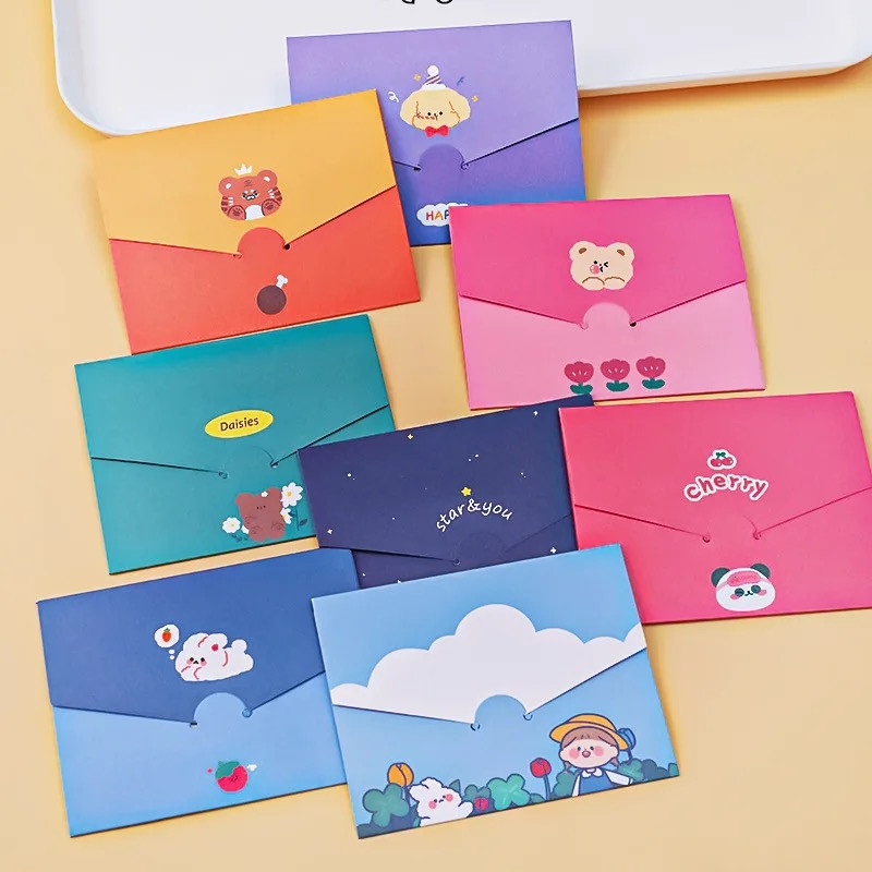 Folding Envelope Greetings Card (Random Selection)