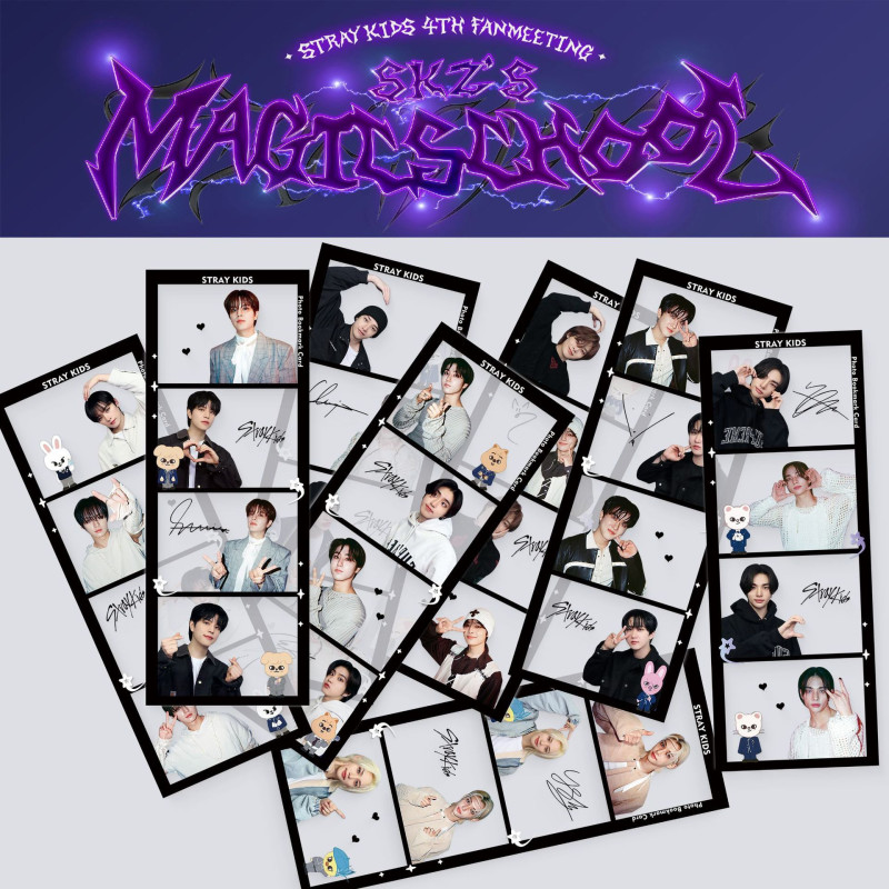 8Pcs/Set Straykids PVC Photo Bookmarks
