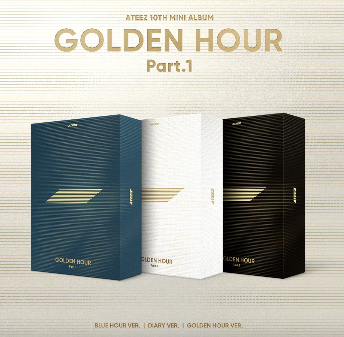 [PRE-ORDER] ATEEZ - GOLDEN HOUR : PART.1 10TH MINI ALBUM [PHOTOBOOK VER.]