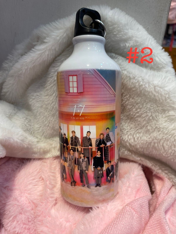 SEVENTEEN Group Photo Design Stainless Steel Water Bottle (600ML)