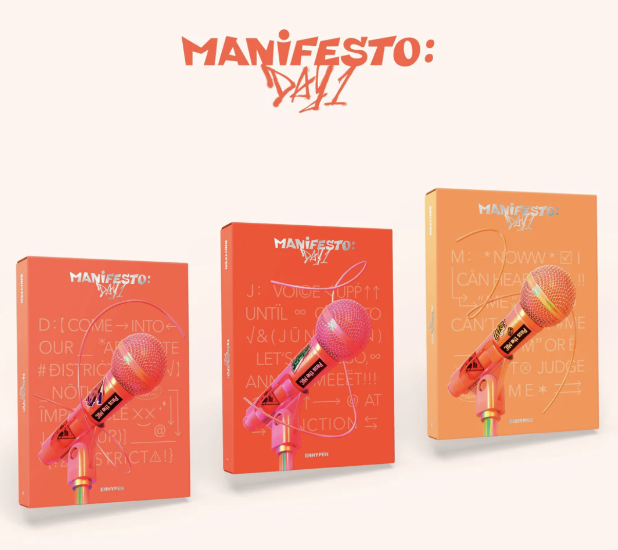 ENHYPEN - ALBUM MANIFESTO DAY 1 (STANDARD) [RANDOM VER.]