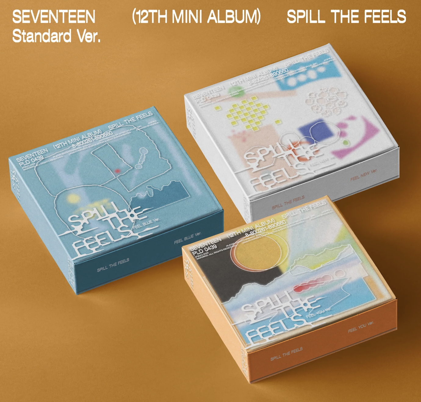 [PRE-ORDER] SEVENTEEN - SPILL THE FEELS 12TH MINI ALBUM STANDARD VERSION