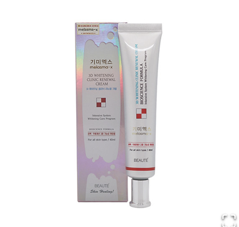 Beaute Korea Melasma-X 3D Whitening Clinic Renewal Cream 40ml