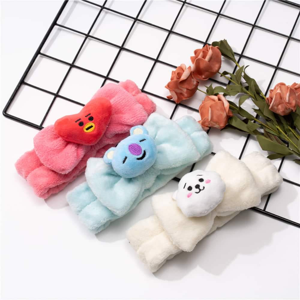 BTS BT21 Soft Washable Elastic Hairband