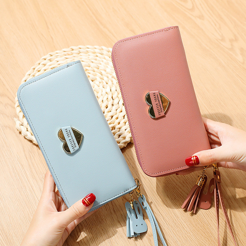 FOREVER YOUNG Korean Multi Card Holder Long Wallet