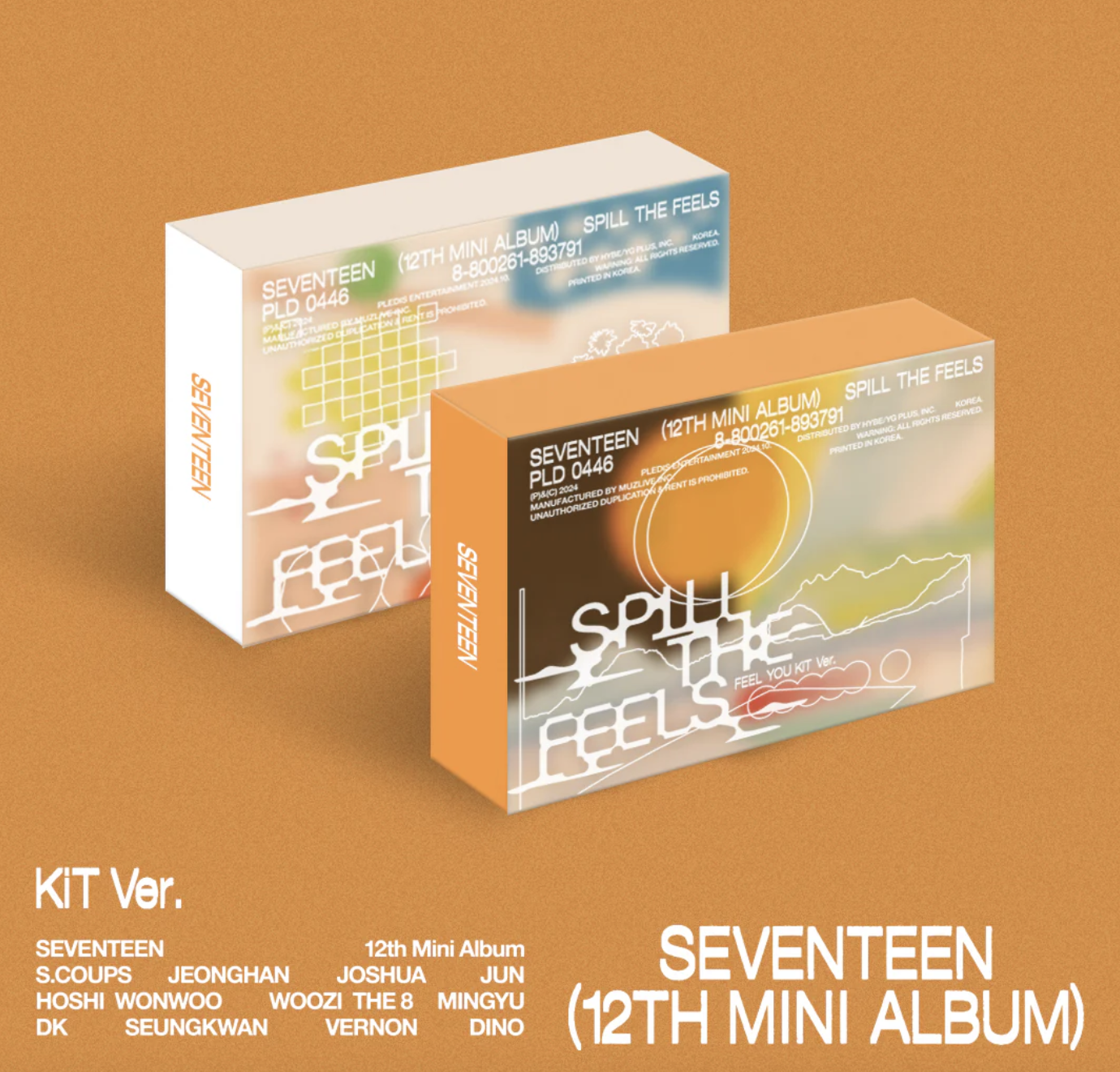 [PRE-ORDER] SEVENTEEN - SPILL THE FEELS 12TH MINI ALBUM KIT VERSION