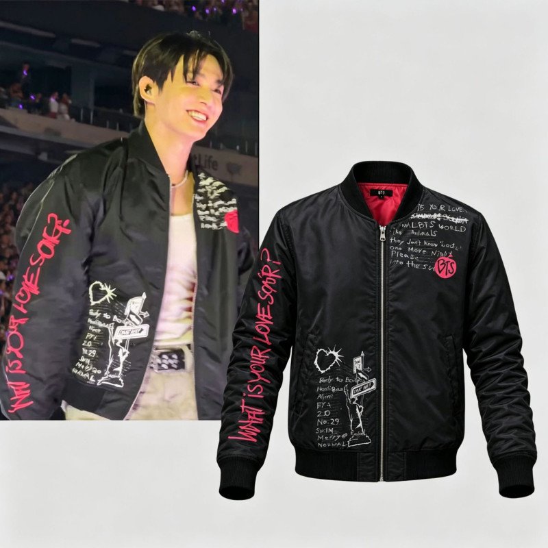 BTS Jungkook What is your love song? Baseball Jacket