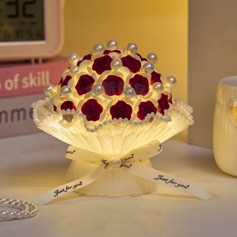 Handmade DIY Decoration Rose Light