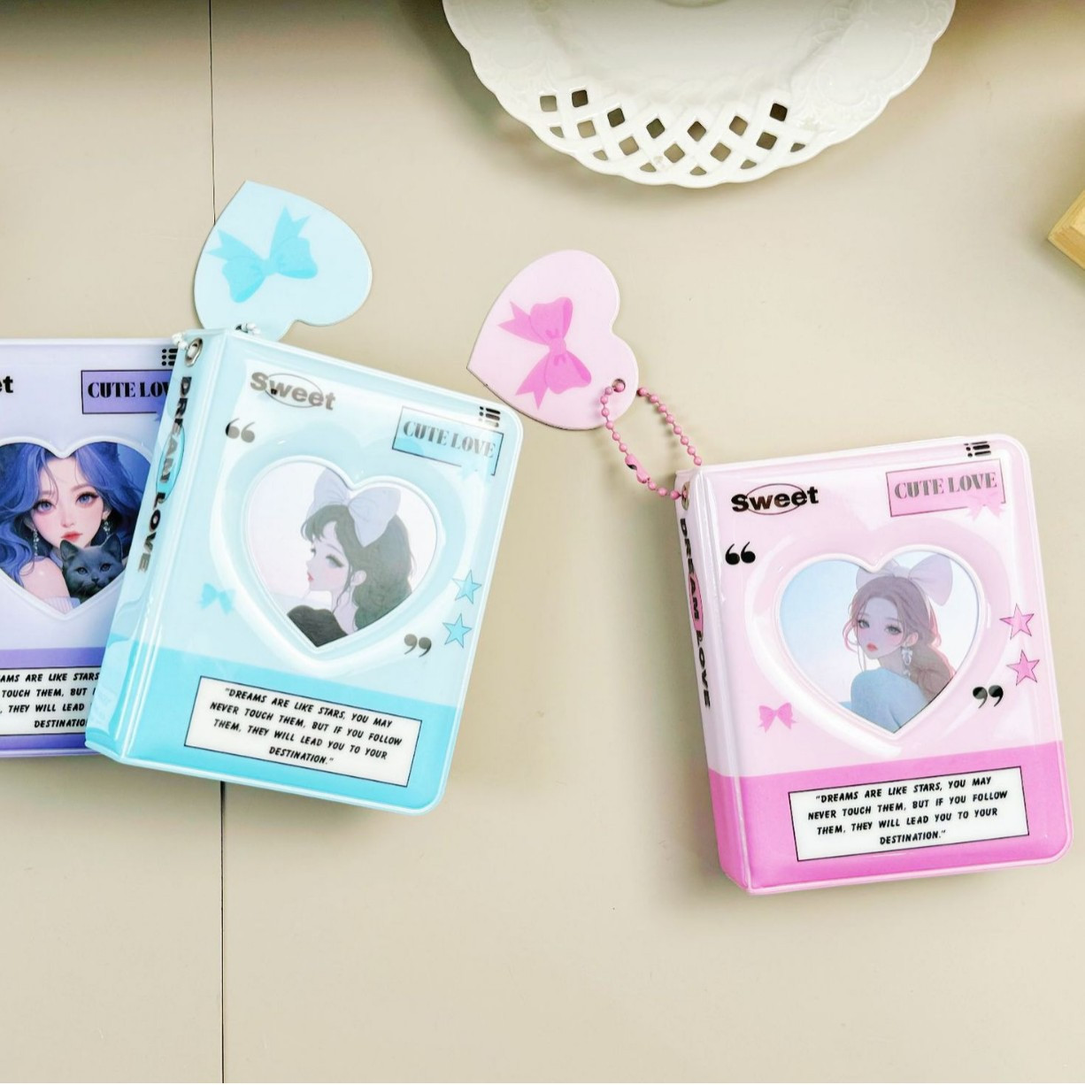 Kawaii Cute Love K-pop Photocard Holder