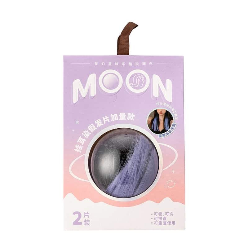 A Pair OF MOON Color Hair Extension Wig