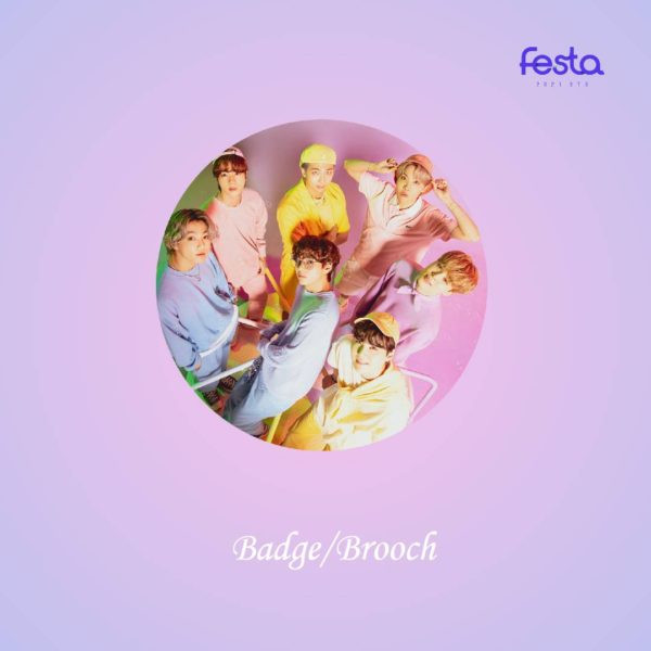 BTS Festa 2021 Group Picture Badge/Brooch