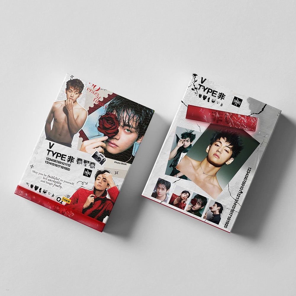 55Pcs/Box BTS V TYPE  Peripheral LomoCard