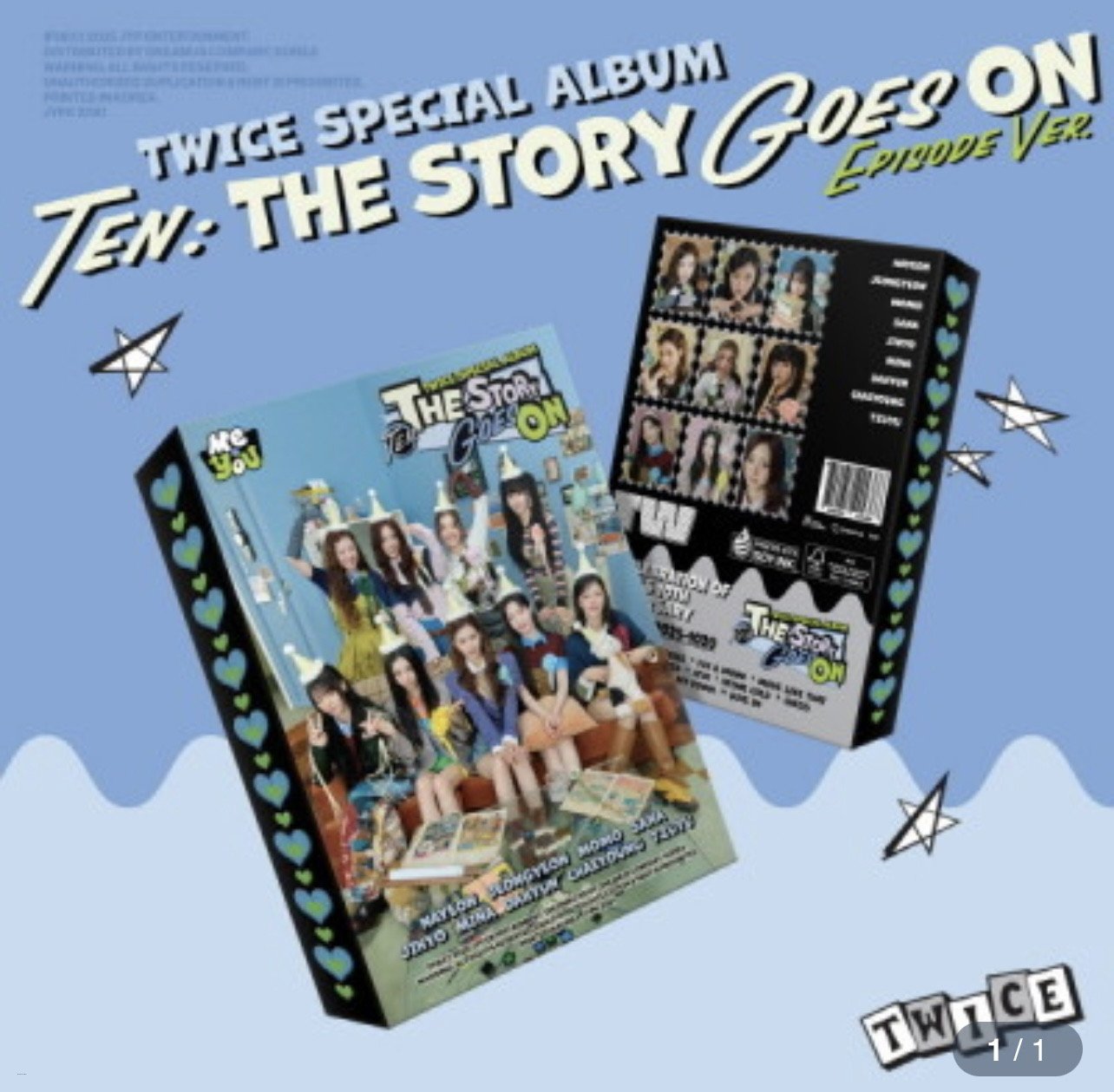 [PRE-ORDER] (EPISODE ver.) 트와이스 (TWICE) - TEN: THE STORY GOES ON