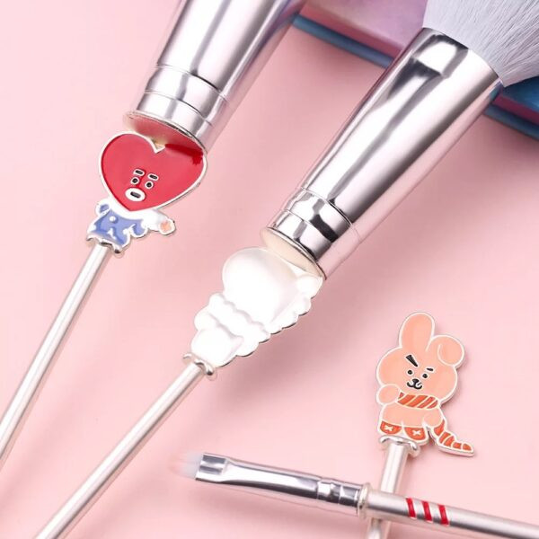 8Pcs/Set BT21 Makeup Brushes Tools Set