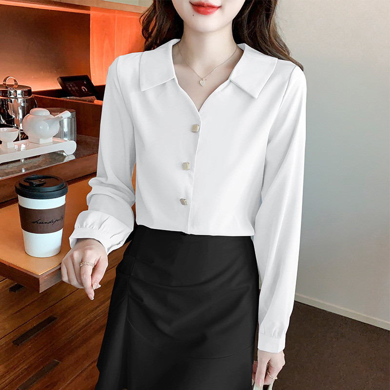 F.M.Y Trendy Chiffon Classy Solid Shirt