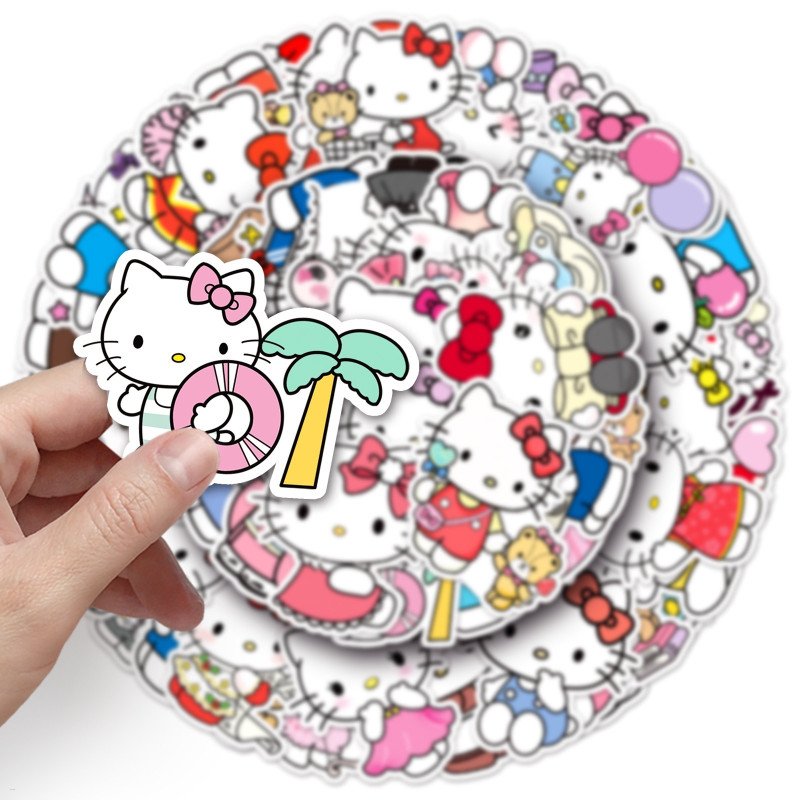 50Pcs Pack Kawaii Sanrio Stickers