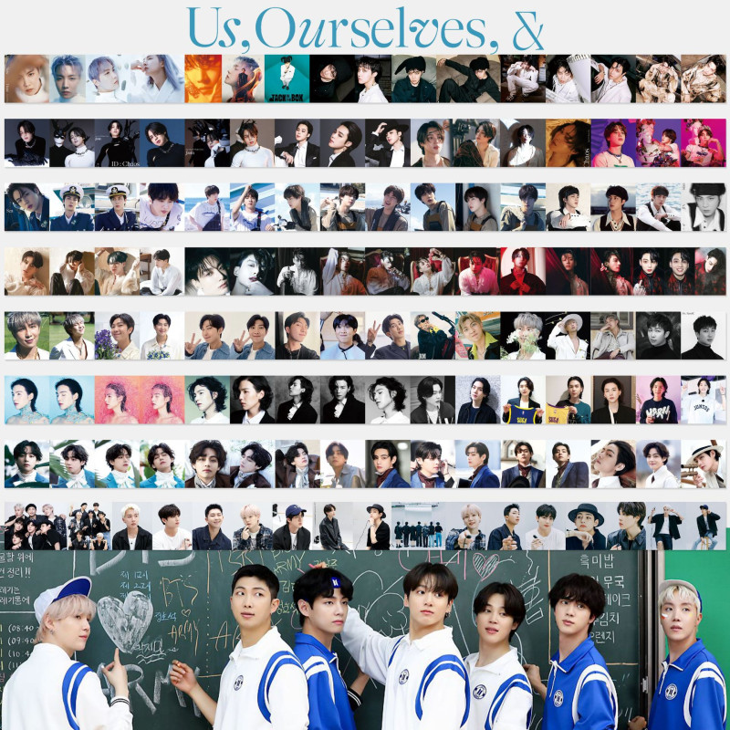 BTS Us, Ourselves, & Concept Scrapbooking Washi Tape