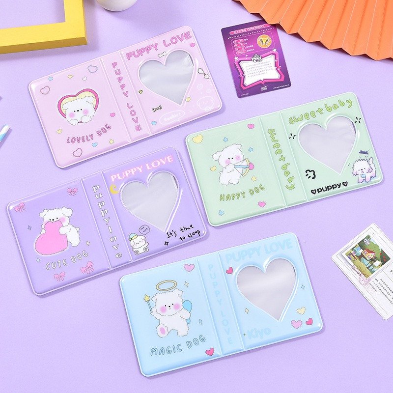Cute Kawaii Puppy Photocard Holder Book