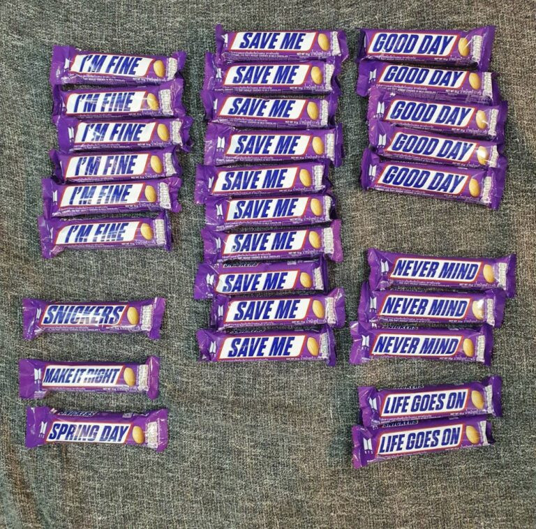 Official BTS X Snickers Limited Edition Music Pack (Single Bar/ Full Box)