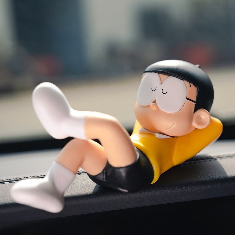 Doraemon Sleep Nobita Car Decoration Action Figure