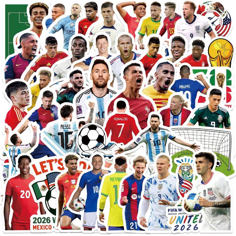 FIFA-2026 55Pcs/Pack Peripherals Stickers