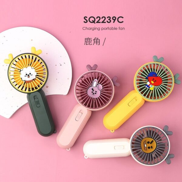 BT21 Cute Characters Portable Mini Electric Handheld Fan/ Handy Fan