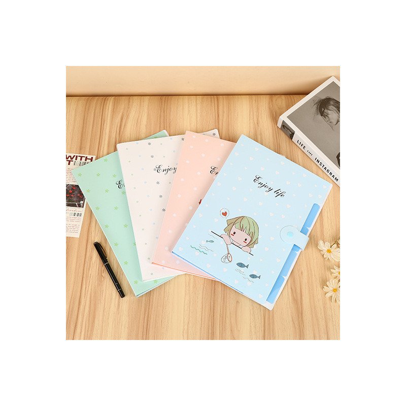 Cute Kawaii Paper Storage Multilayer File