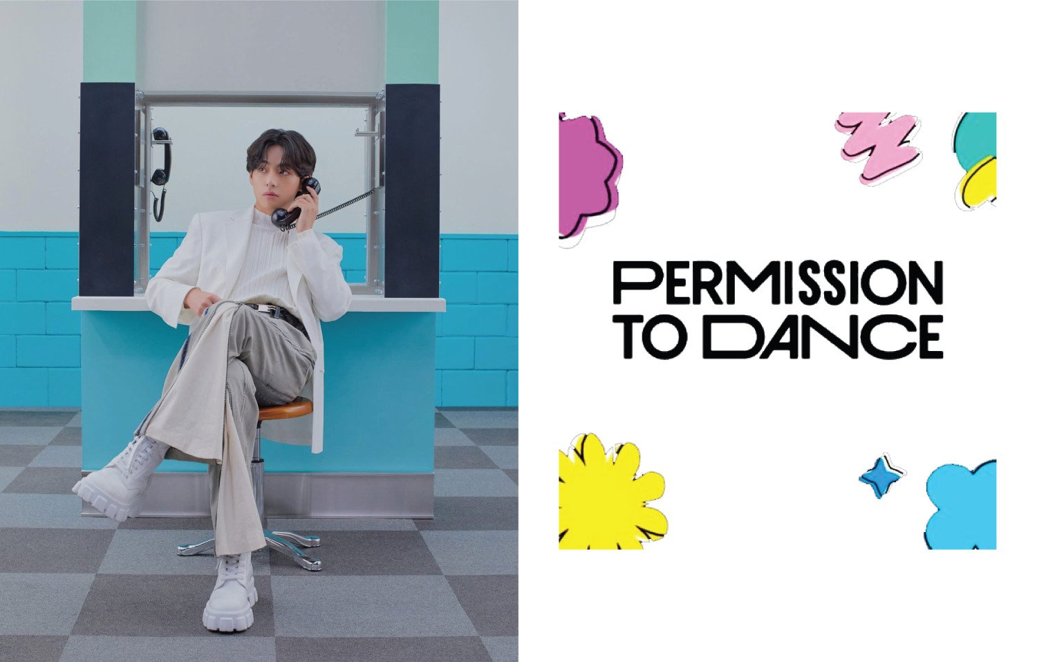 BTS Permission To Dance on Stage Concept Mini Concert Poster