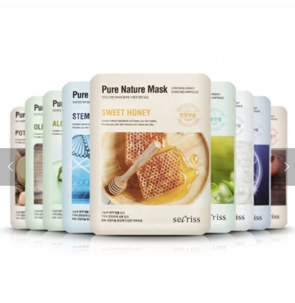 Korea Anskin Pure Nature Full Face Facial Mask Pack (25ml)