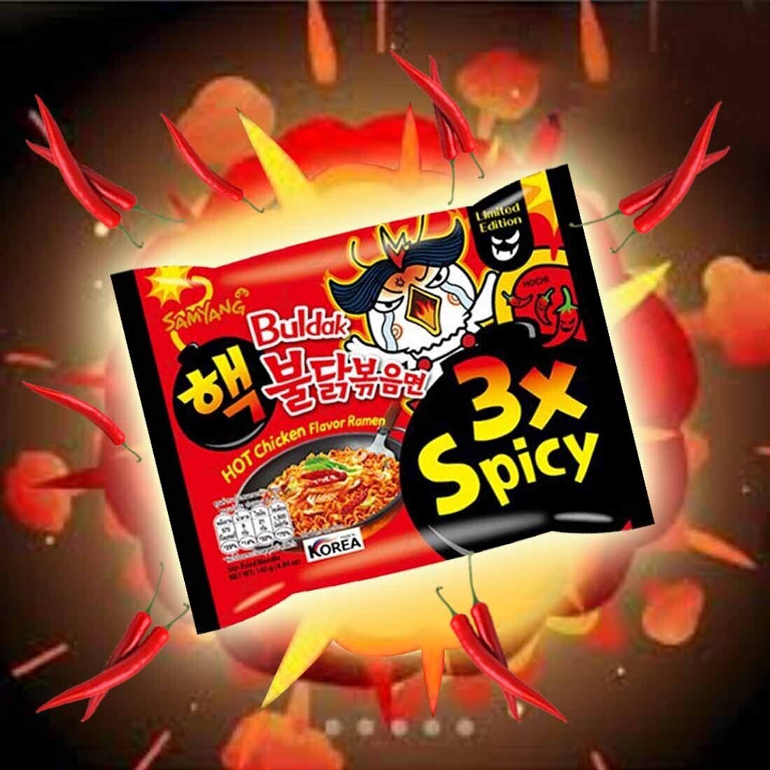New Arrival Korean Samyang Ramen (3x Spicy Hot Chicken Flavour)