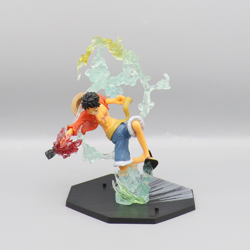 Anime One Piece Luffy Fire Fist Action Figure Statue