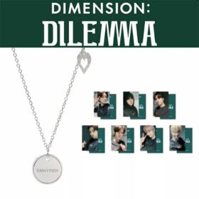 Enhypen DIMENSION : DILEMMA Necklace with 7pcs Photocards