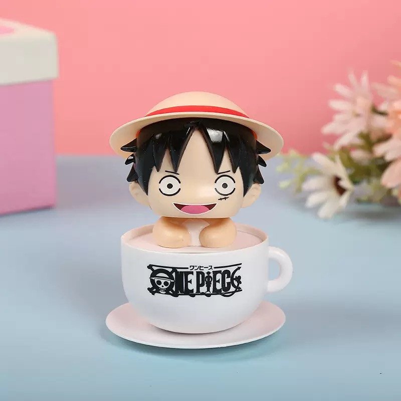 Anime One-Piece Solor Powered Autometic Moving Head 11cm